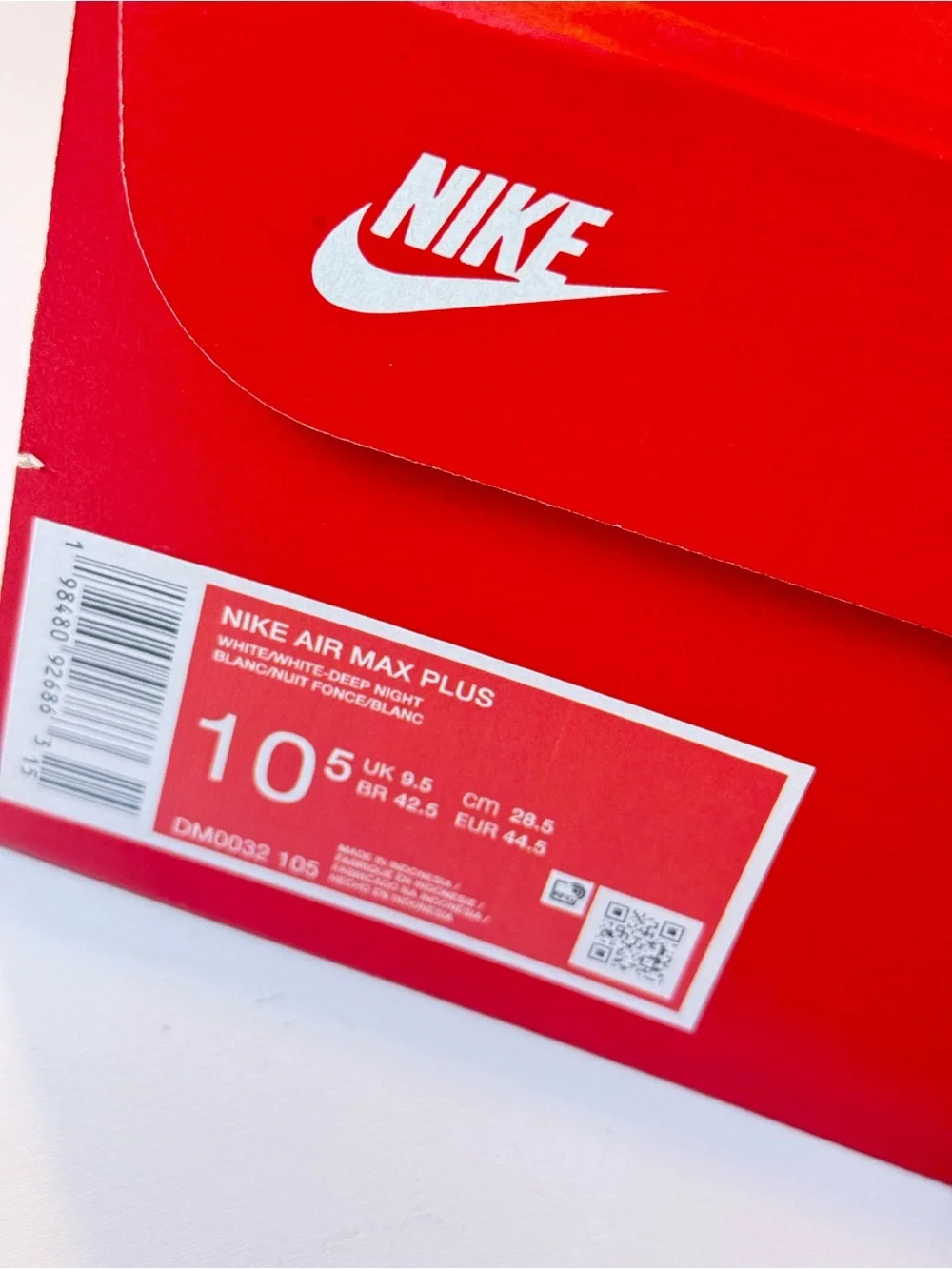 Nike Air Max White Deep Night Men Sneakers 10.5 Activewear Sportwear Deadstock